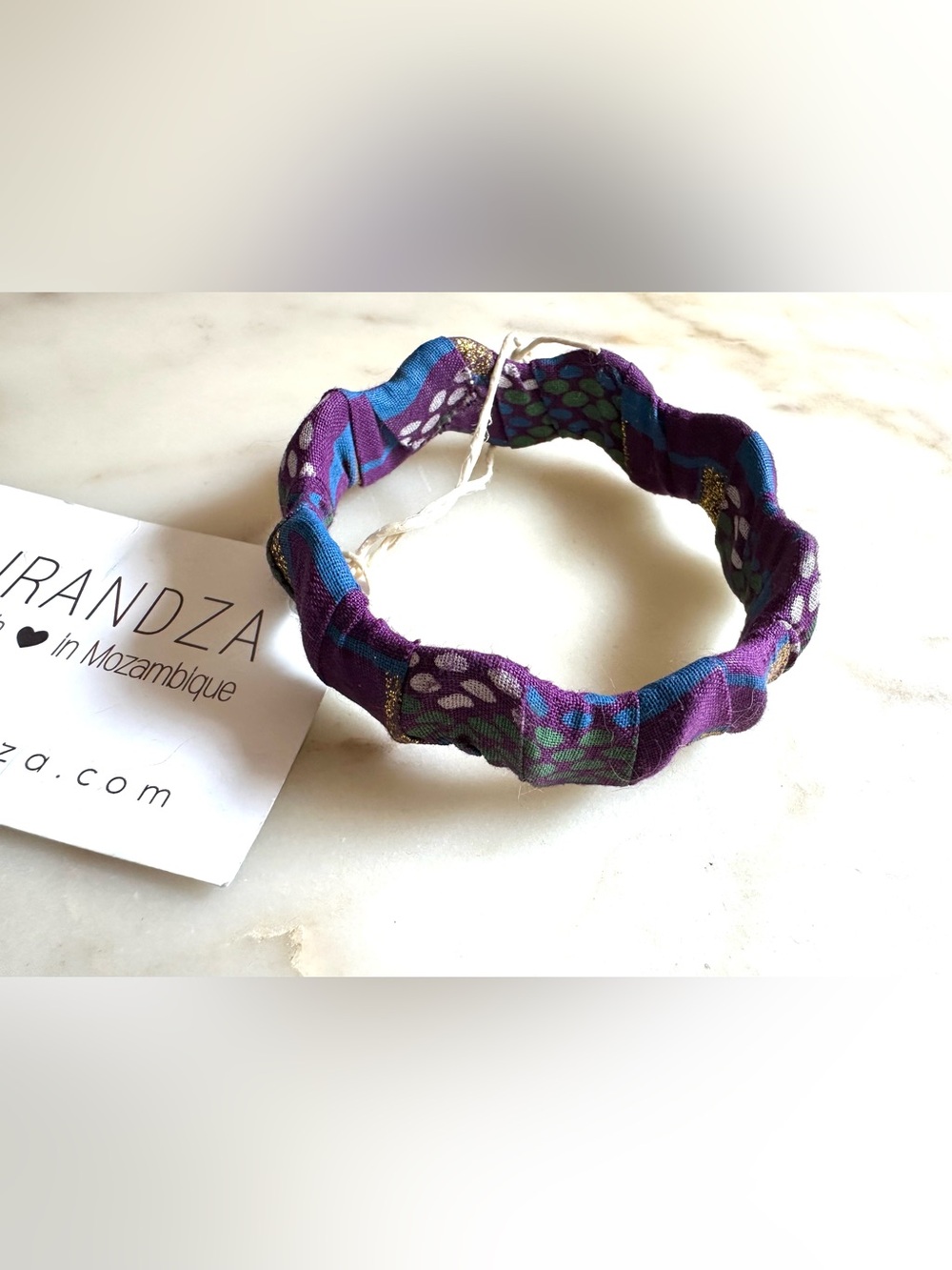 Purple Kurandza Bangle Bracelet